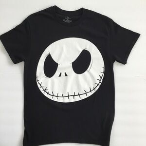 Disney Tim Burton’s The Nightmare Before Christmas Unisex T-Shirt Black Size S